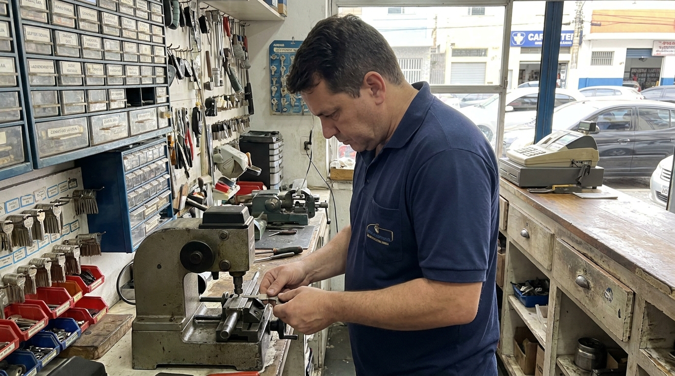 Confecção de Chave Automotiva profissional no Centro, Aracaju‑SE
